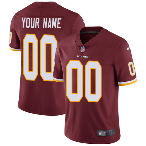 Nike Washington Redskins Customized Burgundy Red Team Color Stitched ...