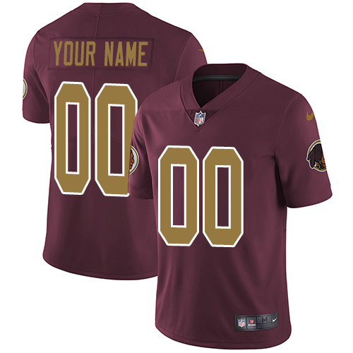 Nike Washington Redskins Customized Burgundy Red Alternate Stitched ...