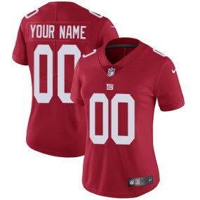 Nike New York Giants Customized Red Alternate Stitched Vapor ...